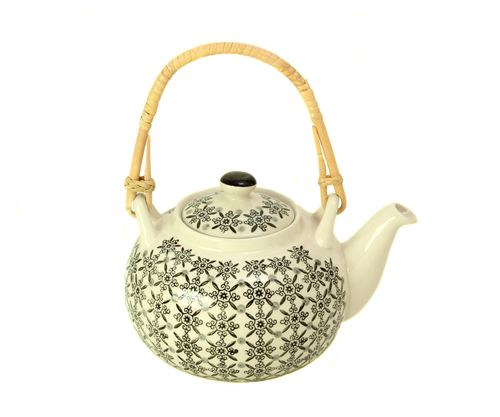 [7798182160959] Tetera Tramado Negro Manij Bamboo Cerami 350 Cm3 -1-