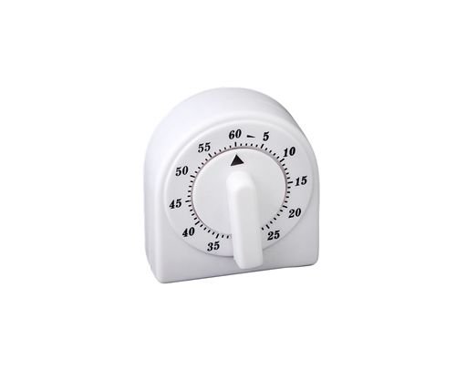 [7798182166678] Timer Blanco Geometrico 6,5X6 Cm -1-