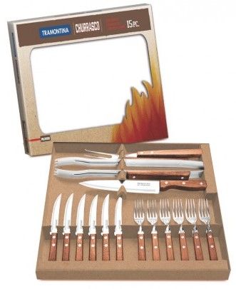 [22399/028] Dynamic Juego De Cubiertos Para Asado X 15 Piezas