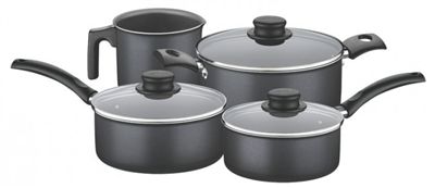 [20298/660] Turim Jgo.Bateria De Cocina X 4 Pz Negro