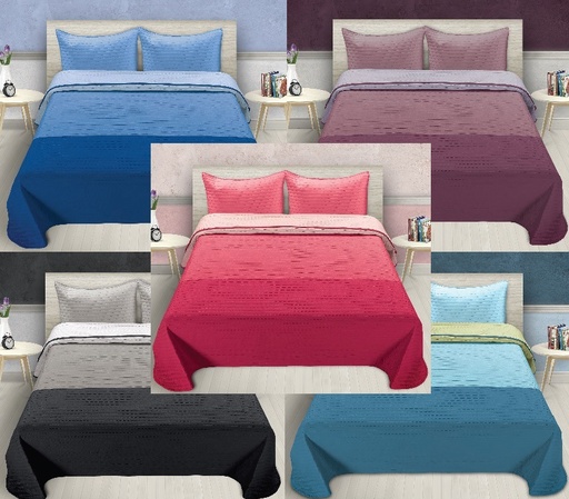 [08480322041] Quilt Tricolor Queen 230 X 240 C/Fdas