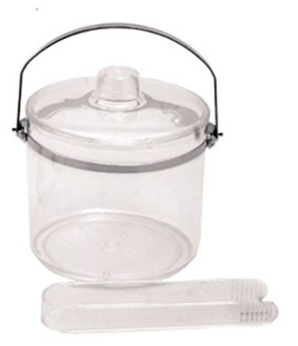 [7798158645695] Hielera Acrilico Con Pinza 13.2X14.3H Cm