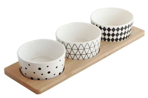 [7798310811517] Set X 3 Copetineros 235Cc Diseños Varios Con Tabla Rectangular 30X10X1Cm