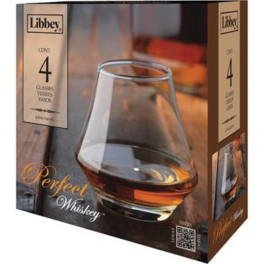 [56614] Libbey - Perfect Whiskey Set 4 Vasos