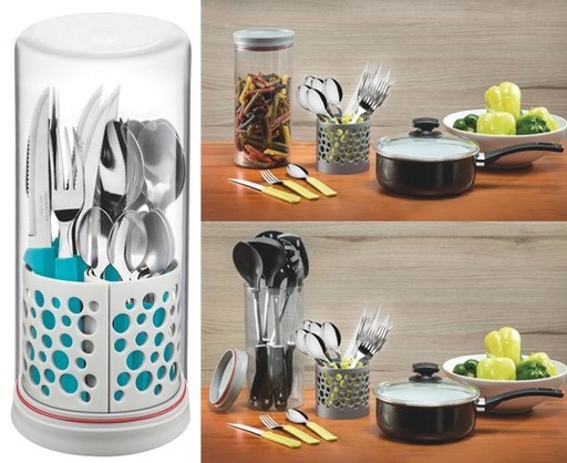 [T23299] Multiply Juego De Cubiertos Tulum X 24 Piezas