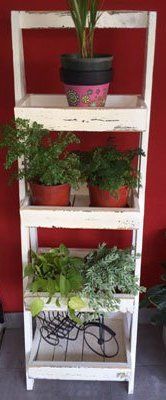 [4000] Escalerita Vintage Blanca