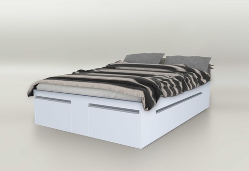 [100001122] Cama Flex Ext 140-160 Blanco