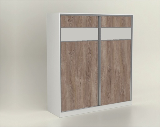 [801237] Discontinuado - Placard Puertas Corredizas Tonini 1.80 Blanco/Gaudi