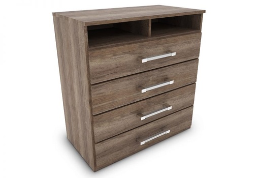 [DL255NB] (D) Comoda 4 Caj Nebraska 91 X 86 X 45 Cm