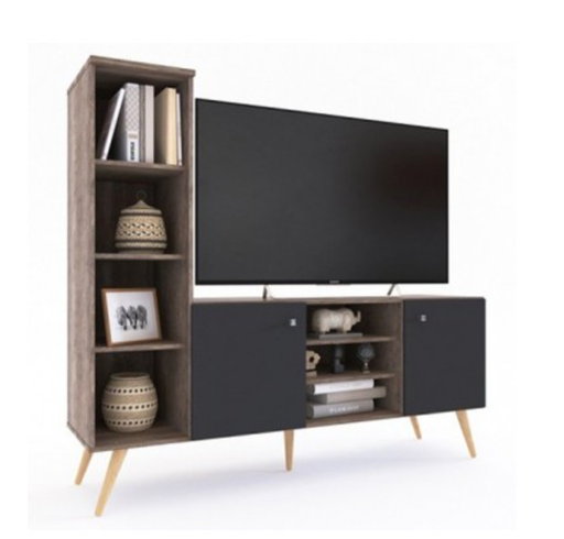 [DL883NBGS] Rack 150 P/Led 50 Nebraska/Gris Sombra 140 X35X155