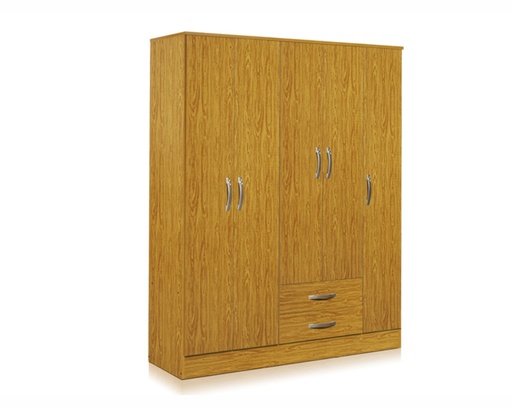 [34810315] Discontinuado - Placard Tana Plus 5 Ptas 2 C Roble