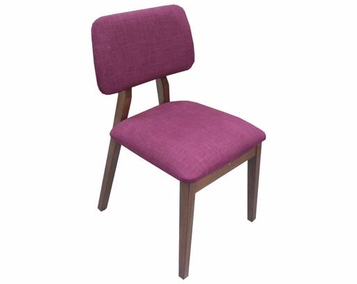 [301000114] Discontinuada - Silla Rosse L Castaño Tapizado Chenille Uva