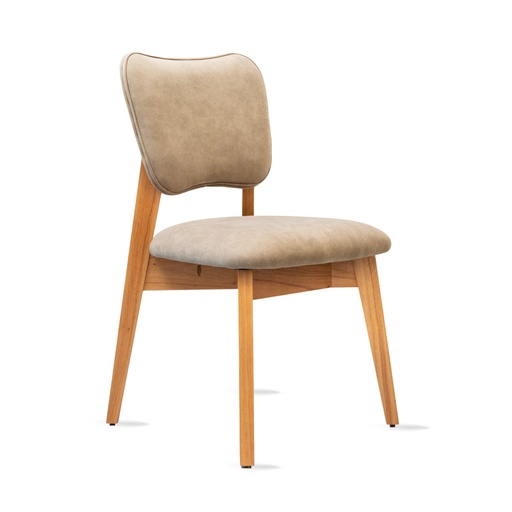 [100000402] Silla Frida Roble Tap. Vison