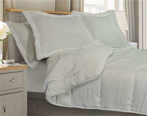 [14060610] Edredon Eco Down Corderito Blan 160 X 250