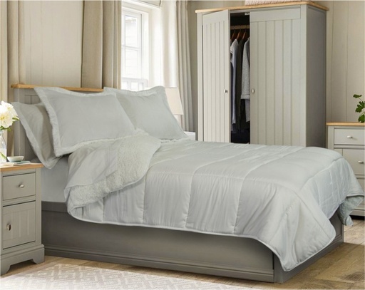 [14060612] Edredon Eco Down Corderito Blan 230 X 250