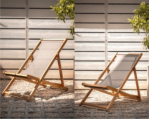 [301000133] Reposera Edén Blanco