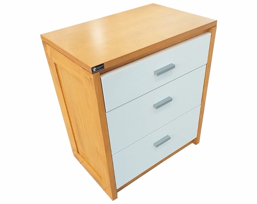 [10000110] Mesa De Luz Imperia 3 Caj Roble/Blanco