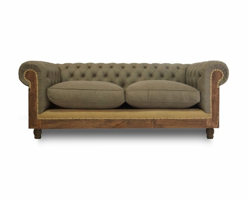 [36064] Sillon 3 C Restorationitd 3 Cuerpos (198X88.5X75) Tela Oxford Plata 100 % Poliester