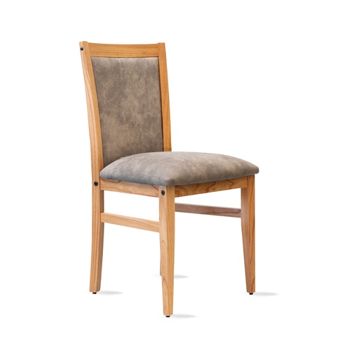 [801455] Silla Camila Paraiso Roble Tapizado Visón