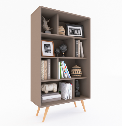 [DL884GC] Estanteria de oficina Esc.4 Estantes Gris Cubanita 140 X 35 X 80 Cm