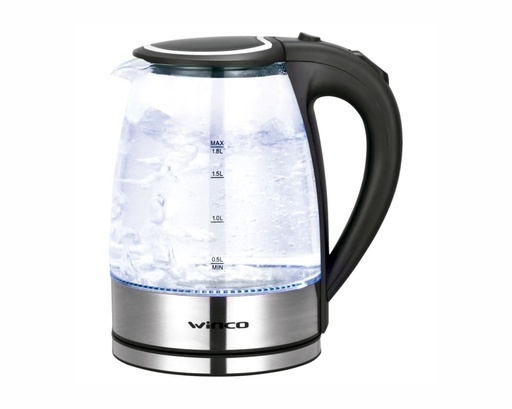 [4891388102839] Jarra Electrica Winco Vidrio 1,8L 1500W
