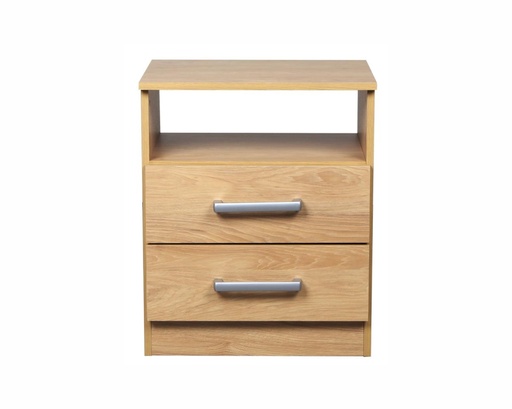 [34208301] Mesa De Luz Imperio 2 Cajones Hickory Natural