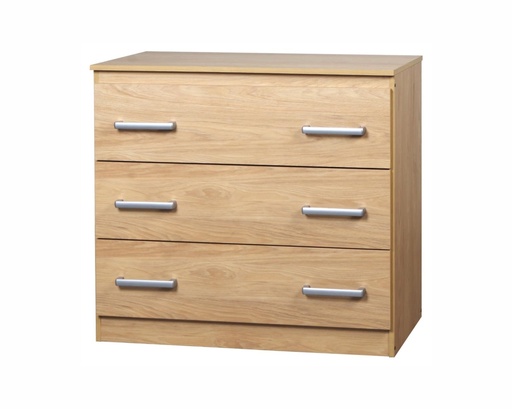 [34228101] Comoda Imperio 3 Cajones Hickory Natural