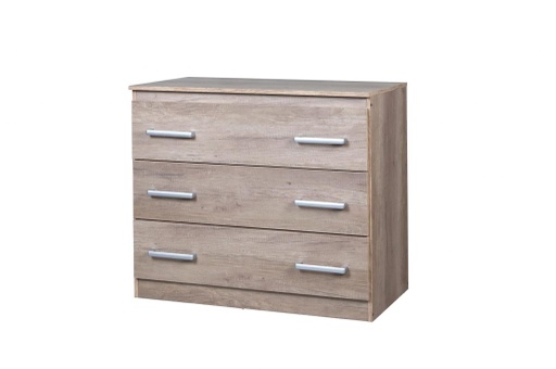 [34228103] Comoda Imperio 3 Cajones Nebraska Gris