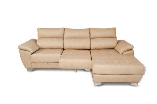 [33255] Sillon Rinconero Onix  3 Cpos G4 Cuerotex Beige