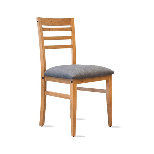 [801415] Silla Ana Roble Gris Claro