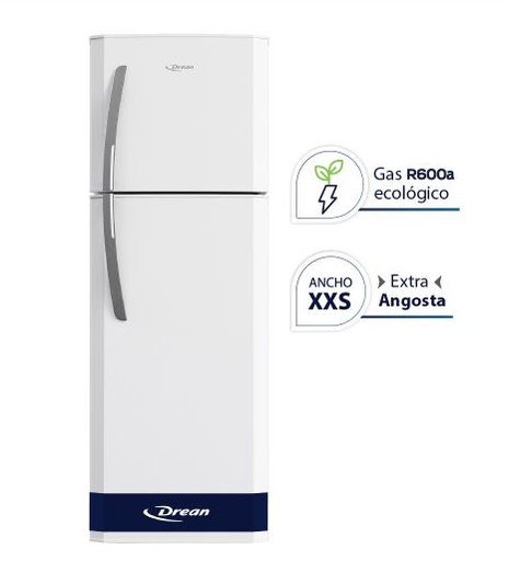 [7797102525588] "D"- Heladera Cíclica Drean 277Lts Blanco Hdr280F00B