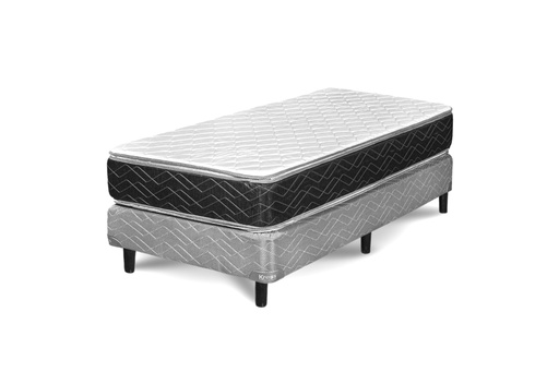 [CONE26-08019028P] Conjunto de colchón y sommier  (Gani) E26 Con Pillow 080 X 190 X 28