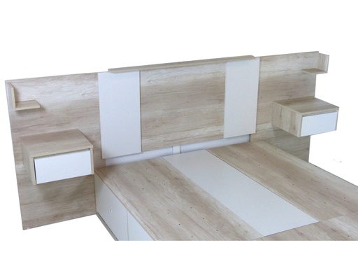 [3014-HEL] Respaldo Corsa C/ Compartimiento Interior Blanco Helsinki