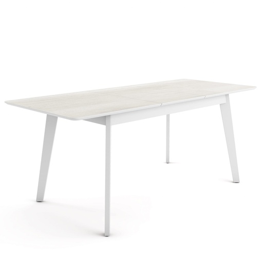 [410400] Mesa Hedda  Extensible 1,20 A 1,60 Blanco/Helsinki