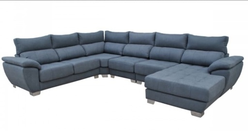 [33391] Sillon Onix Rinconero Conjunto 3 Cuerotex Grey G3