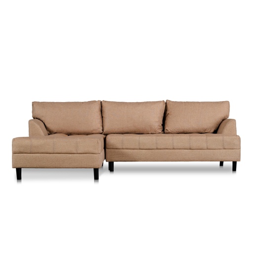 [34002] Sillon Esquinero Space 2 Modulos 2,50 X1,70 Lino Connect Camel