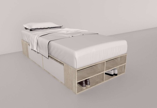 [6440-NCE] Box Juvenil 0.90 4 Cajones Nevado/Everest