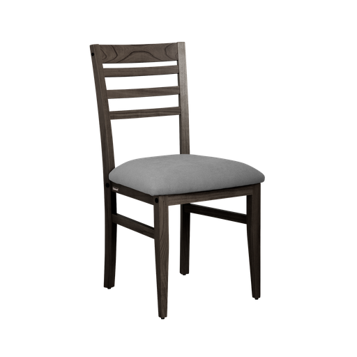 [801433] Silla Ana Ceniza Tapizado Gris Claro