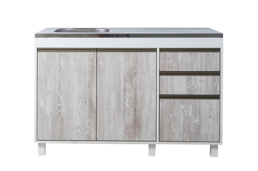 [35704466] Bajomesada Linea Sorrento Cascina-Arcilla 1200Mm - 2 Puertas - 3 Cajones