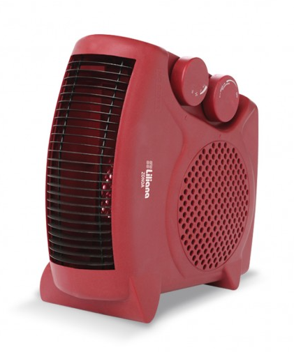 [7793862008217] &quot;D&quot;- Caloventor &quot;Zonda&quot; Doble Posicon 1000/2000W Color Bordo
