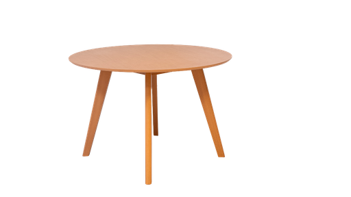 [410409] D - Mesa Hedda Redonda 120 Lustre Roble Leriex