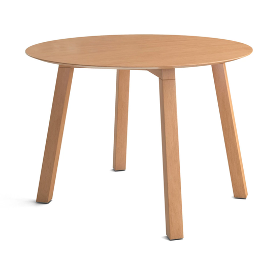 [410409] Mesa Hedda Redonda 120 Lustre Roble Leriex