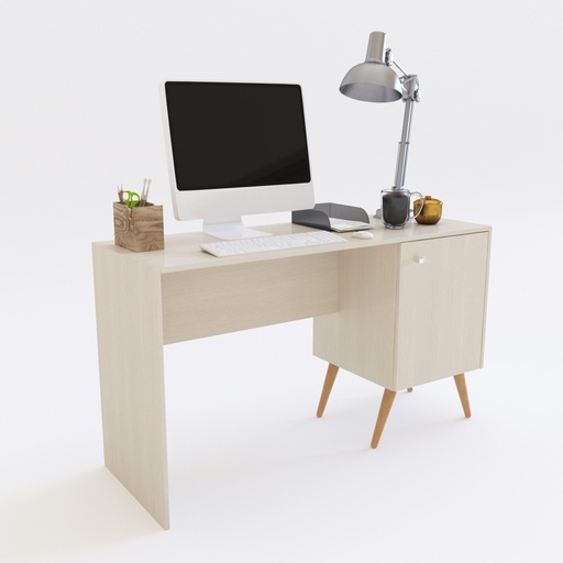 [DL890FC] Escritorio Escandinavo Fineline Crema