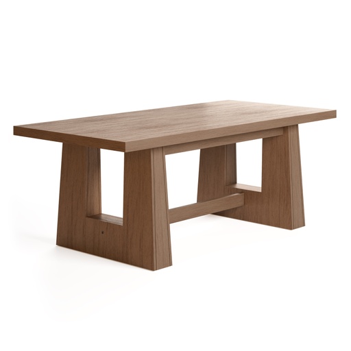 [400516] Mesa Brooklyn 2.70 X 1.20 Castaño