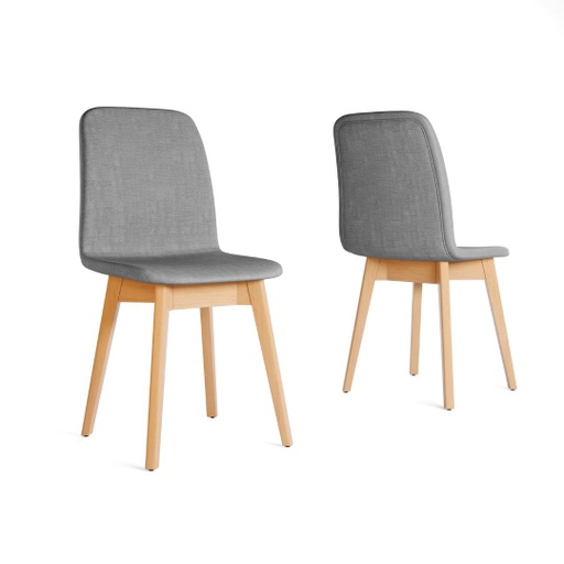 [301100014] Silla Helena Roble Cuerotex Beige