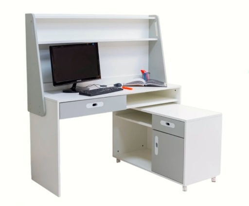[100001249] D - Escritorio de oficina Completo Gio 1.40X0.50X0.80 Ext: 1X0.45X0.58
