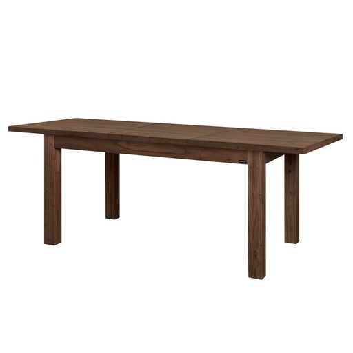 [19891] Mesa Trampa Genoud Contemporanea castaño 1.30 M X 0.90 M + 0.50 M