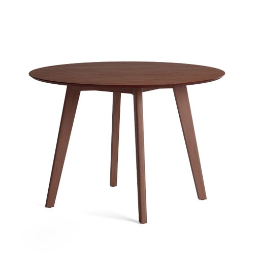 [20476] Mesa Hedda Redonda 120 Lustre castaño