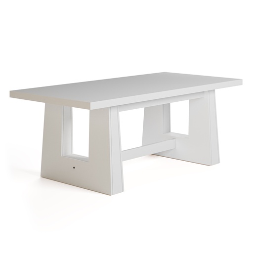 [21627] Mesa Brooklyn 2.10 X 1.00 blanco