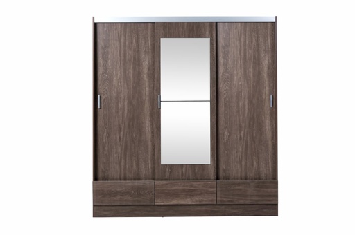 Placard Tana Plus corredizo 3Ptas 3Caj c/espejo